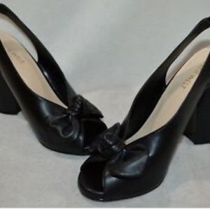 Nine West Black Slingback